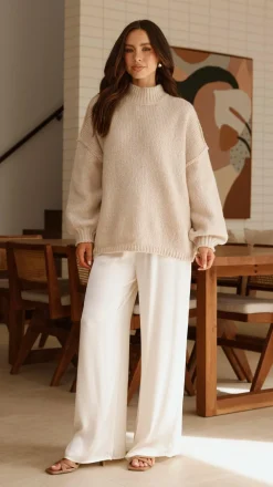 Fashion Allied Sets|Bottoms^Brylee Pants - Cream