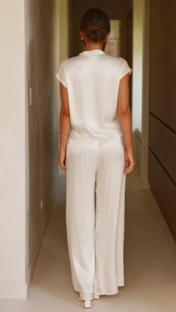 Fashion Allied Sets|Bottoms^Brylee Pants - Cream