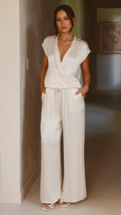 Fashion Allied Sets|Bottoms^Brylee Pants - Cream