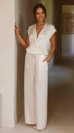 Fashion Allied Sets|Bottoms^Brylee Pants - Cream