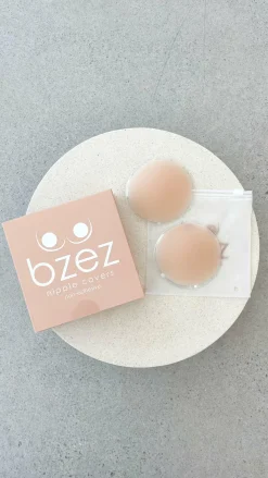 BZEZ Booby Tape And Bra Accessories^Silicone Nipple Covers - Non adhesive - Bare