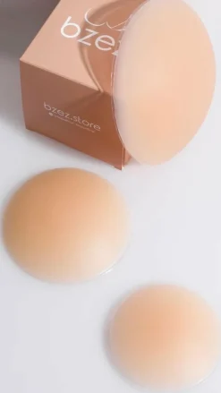 BZEZ Booby Tape And Bra Accessories^Silicone Nipple Covers - Non adhesive - Bare