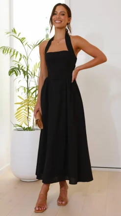 Pink Diamond Dresses|Maxi^Caden Maxi Dress - Black