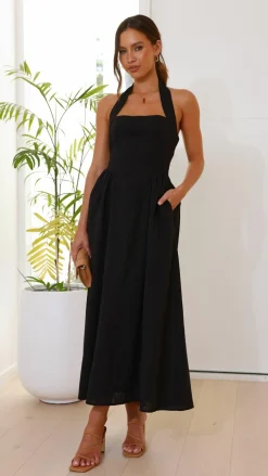 Pink Diamond Dresses|Maxi^Caden Maxi Dress - Black
