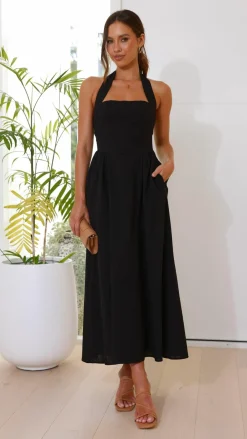 Pink Diamond Dresses|Maxi^Caden Maxi Dress - Black