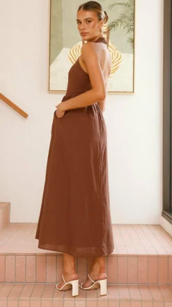 Pink Diamond Dresses|Maxi^Caden Maxi Dress - Chocolate