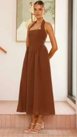 Pink Diamond Dresses|Maxi^Caden Maxi Dress - Chocolate