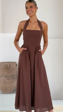 Pink Diamond Dresses|Maxi^Caden Maxi Dress - Chocolate