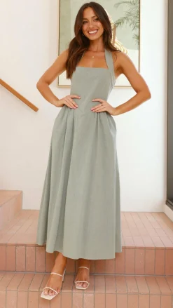 Pink Diamond Sale Dresses^Caden Maxi Dress - Sage
