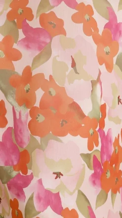 LILYWHYT Dresses|Maxi^Calais Maxi Dress - Orange Floral