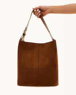 Billini Bags^Cali Shoulder Bag - Tan Suede
