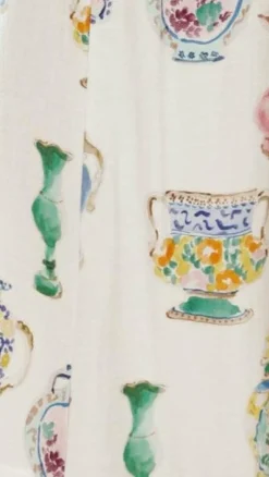 Iris Maxi Sale Dresses^Camisha Frill Maxi Dress - Vase Print