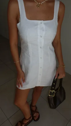 Burans Dresses|Mini^Candie Mini Dress - Off White