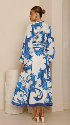 Bubblegum Dresses|Maxi^Carmal Long Sleeve Maxi Dress - Paradise