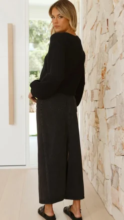 My Girl Knit Tops|Knitwear^Carmel Knit - Black