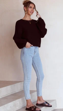 My Girl Knit Tops|Knitwear^Carmel Knit - Black