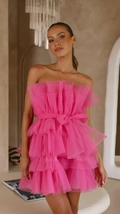 Pink Diamond Dresses|Mini^Carrie Mini Dress - Hot Pink
