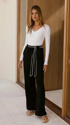 Bubblegum Bottoms^Carrie Pants - Black