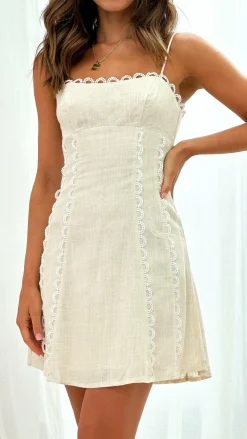 LILYWHYT Sale Dresses^Cartia Mini Dress - Beige