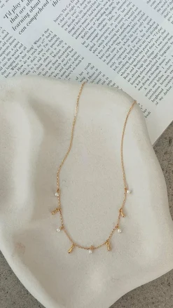 Jolie and Deen Necklaces^Cassandra Necklace - Gold