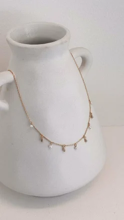 Jolie and Deen Necklaces^Cassandra Necklace - Gold