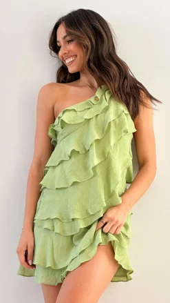 LILYWHYT Dresses|Mini^Cassidi Mini Dress - Sage