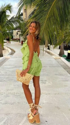 LILYWHYT Dresses|Mini^Cassidi Mini Dress - Sage