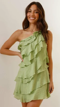 LILYWHYT Dresses|Mini^Cassidi Mini Dress - Sage