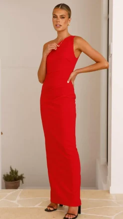 YH AND CO Dresses|Maxi^Cataleya Maxi Dress - Red