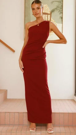 YH AND CO Dresses|Maxi^Cataleya Maxi Dress - Wine