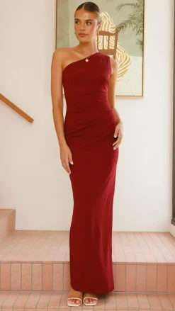 YH AND CO Dresses|Maxi^Cataleya Maxi Dress - Wine
