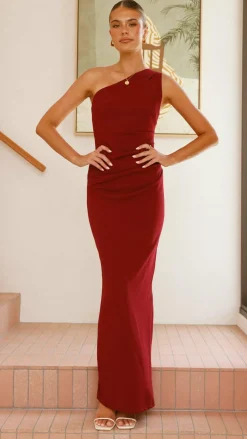 YH AND CO Dresses|Maxi^Cataleya Maxi Dress - Wine