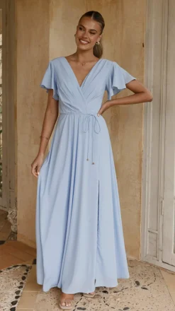 LILYWHYT Mi Amore|Dresses^Charlize Maxi Dress - Blue