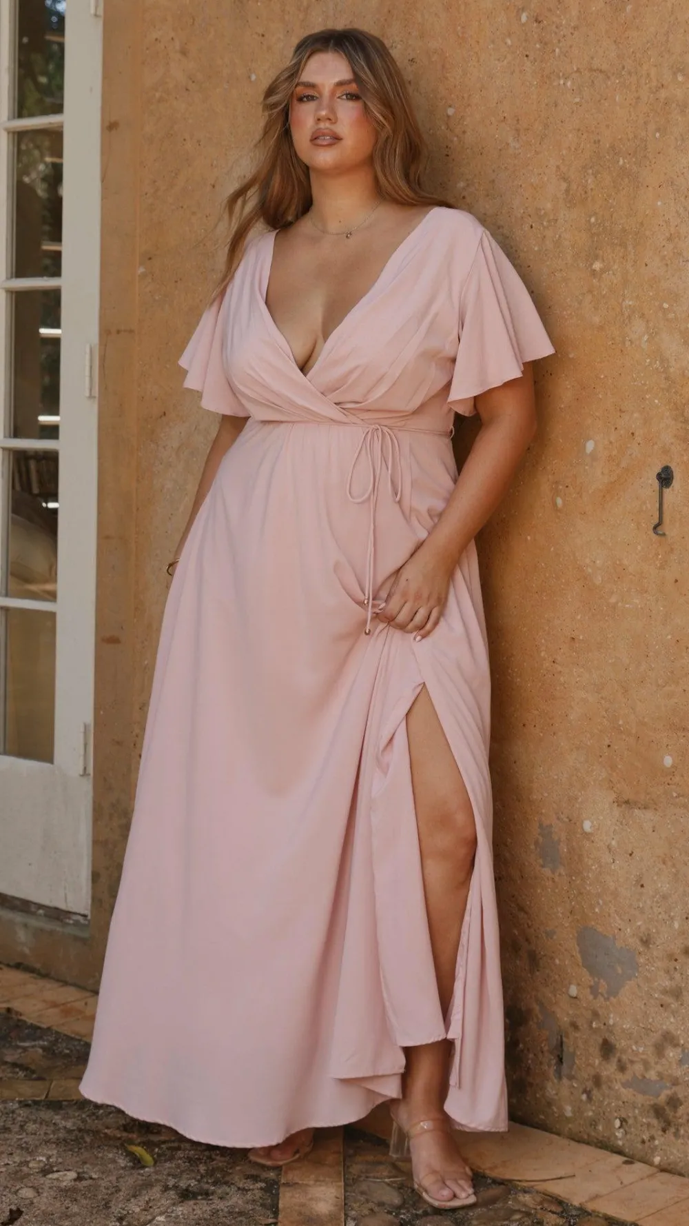 LILYWHYT Mi Amore|Dresses^Charlize Maxi Dress - Dusty Pink