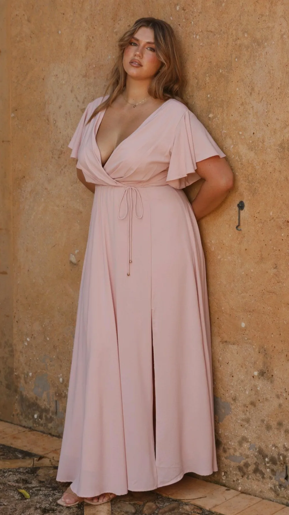 LILYWHYT Mi Amore|Dresses^Charlize Maxi Dress - Dusty Pink