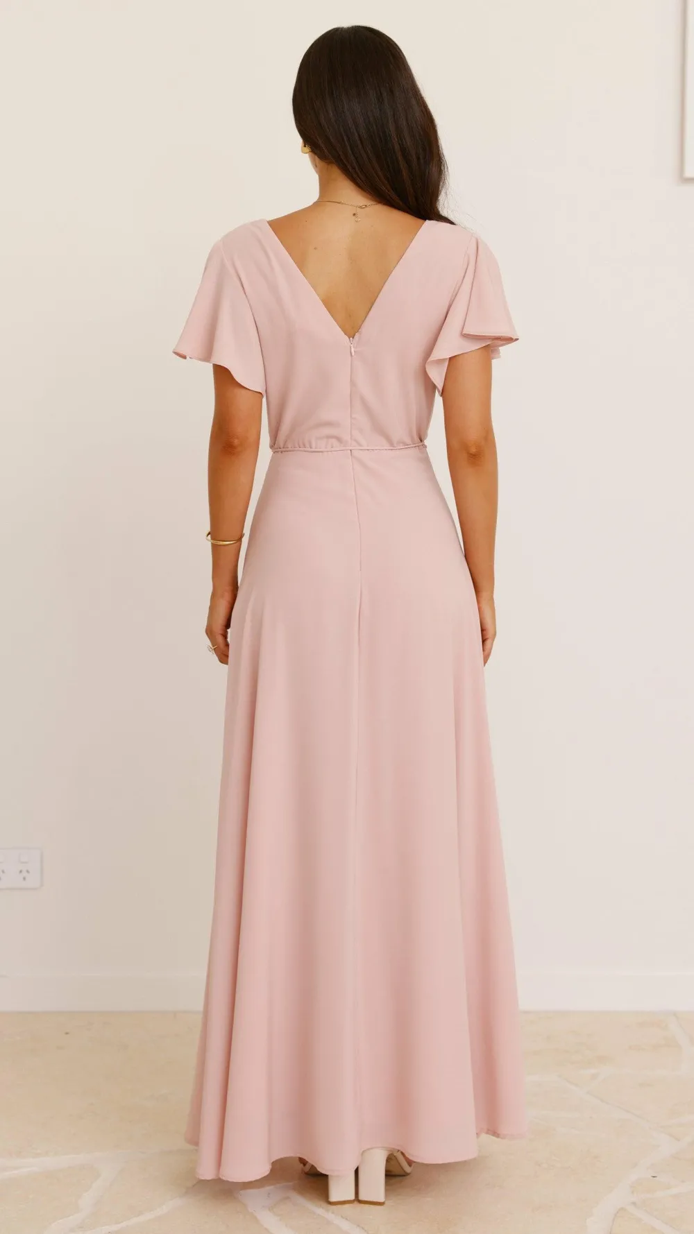 LILYWHYT Mi Amore|Dresses^Charlize Maxi Dress - Dusty Pink