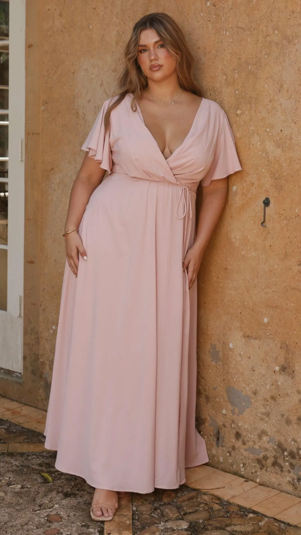 LILYWHYT Mi Amore|Dresses^Charlize Maxi Dress - Dusty Pink