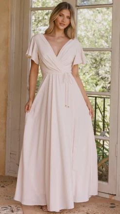 LILYWHYT Mi Amore|Dresses^Charlize Maxi Dress - Ivory