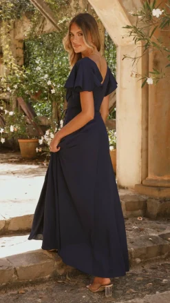 LILYWHYT Mi Amore|Dresses^Charlize Maxi Dress - Navy