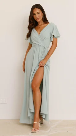 LILYWHYT Mi Amore|Dresses^Charlize Maxi Dress - Sage