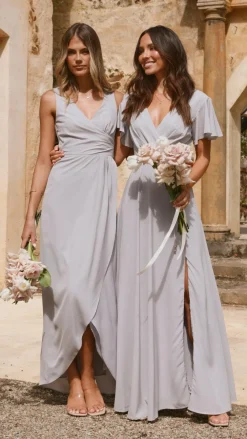 LILYWHYT Sale Evening|Sale Dresses^Charlize Maxi Dress - Silver