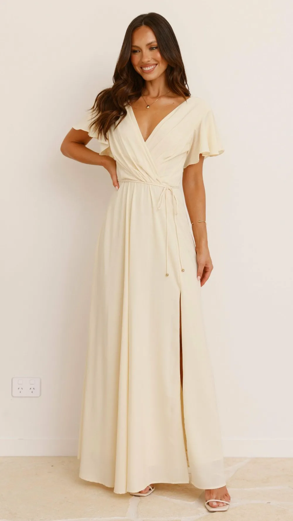 LILYWHYT Mi Amore|Dresses^Charlize Maxi Dress - Yellow