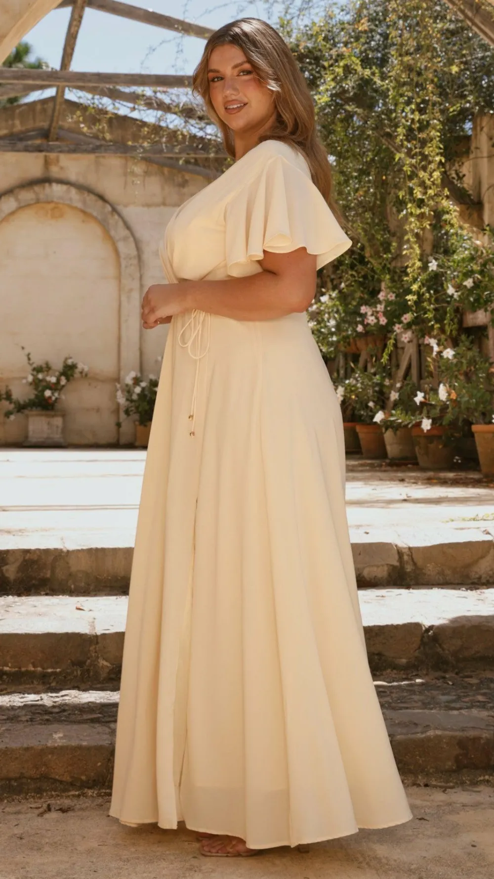 LILYWHYT Mi Amore|Dresses^Charlize Maxi Dress - Yellow