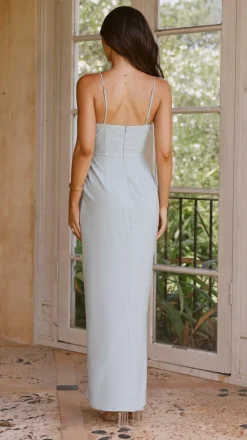 LILYWHYT Mi Amore|Dresses^Charlotte Draped Maxi Dress - Sage