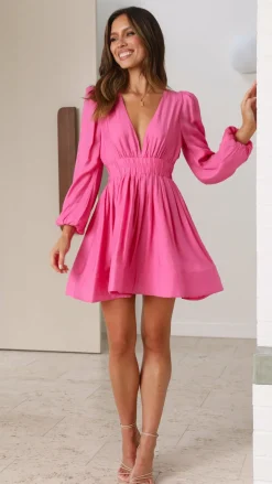 LILYWHYT Sale Dresses^Charlotte Mini Dress - Pink