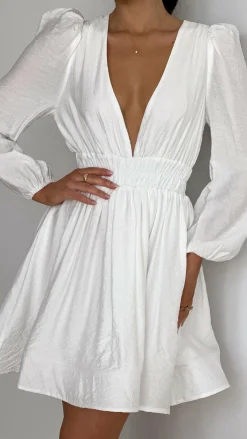 LILYWHYT Sale Dresses^Charlotte Mini Dress - White