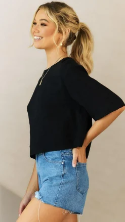 Desire Tops^Charlotte Top - Black