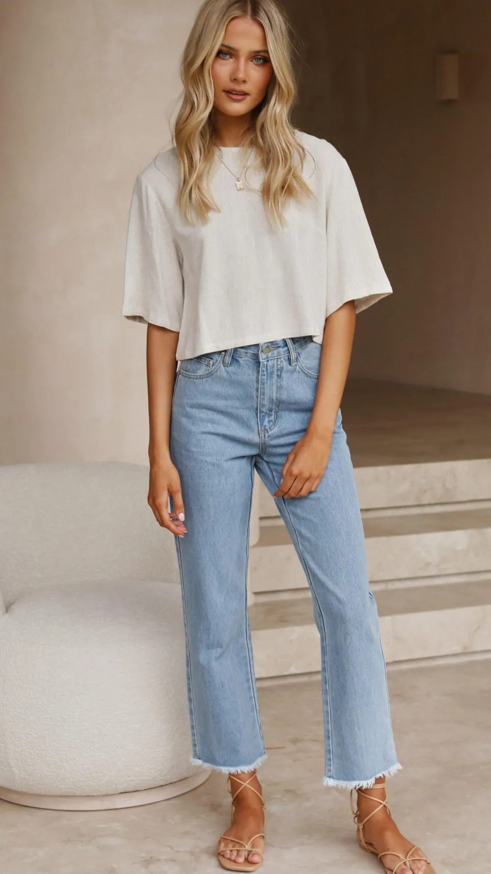 Desire Tops^Charlotte Top - Natural