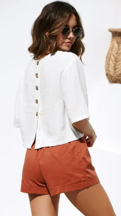 Desire Tops^Charlotte Top - White