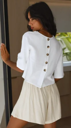 Desire Tops^Charlotte Top - White
